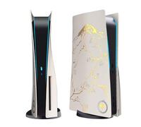 ElitePlay Samurai Ghost of Yotei Blanc PS5 Coques de protection pour PS5 Édition Standard avec lecteur de disque