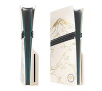 ElitePlay Samurai Ghost of Yotei Façades Coque pour PS5 Pro Disc Edition Blanc
