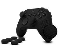 ElitePro Series 2 Lot de 8 poignées de pouce pour manette Xbox One Elite Series 2 par Foamy Lizard en silicone sans sueur avec clous antidérapants plats et 8 poignées QSX-Elite noir