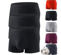 Elitevienna Boxer pour homme ultra absorbant pour incontinence, respirant, anti-fuite, lavable et réutilisable, 3 pièces-J, XXL