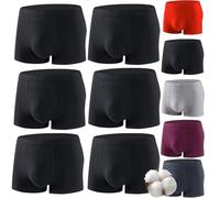 Elitevienna Boxer pour homme ultra absorbant pour incontinence, respirant, anti-fuite, lavable et réutilisable, 6 pièces-E, XL