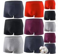Elitevienna Boxer pour homme ultra absorbant pour incontinence, respirant, anti-fuite, lavable et réutilisable, 6 pièces-D, XXXXXL