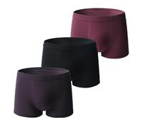 Elitevienna Boxer respirant en coton absorbant lavable anti-fuite pour homme, 3 pièces - L, 6XL