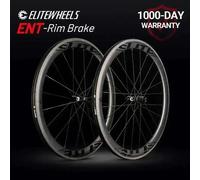 ELITEWHEELS Roues de route en carbone 700c Finition UD Qualité UCI Jante en carbone Tubeless Ready Nippes Pillar 1423 Rayons Paire de roues de course 82 mm de profondeur 28 mm