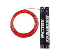 Elitex Training Pro Black Mate & Red Rope Jump Rope Rouge