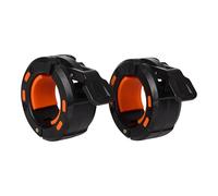 ELITEX TRAINING Fermeture pour Barre Olympique, Haltérophilie, Crosstraining. Compatibilité Universelle Barres de 50 mm, Fermeture Rapide et sûre (Noir)
