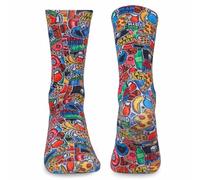 ELITEX TRAINING Performance Chaussettes pour CrossTraining, Fitness (S-M, Cross)