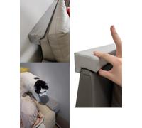Elitix Console Meuble Support pour Coussin de Canapé Souple/Râtelier pour Canapé Fin Derrière Une Tringle, Console pour Petits Espaces, Entretoise Entre(Gap Width7 cm (2 3/4”),200cm(78 3/4"))
