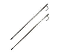 Elitix Perche Telescopique Lot de 2 Crochets Télescopiques pour L'amarrage, Perche Extensible pour Annexe avec Crochet, Crochet de Grenier, Crochets de Sauvetage(700cm/23ft)