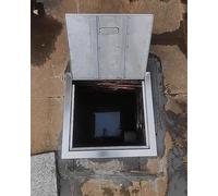 Elitix Trappe de Visite Panneau D'accès Au Sol avec Ressort pour Cloison Sèche, Couvercle de Trappe de Révision de Plomberie (10x10, 20x20, 30x30, 50x50 Cm), Trappe D'inspection(500x500mm/20x20in)