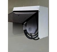 Elitix Wallbox Boîtier Mural Individuel pour Borne de Recharge Extérieure pour Véhicules Électriques, Housse de Protection pour Borne(B,WxHxD 45x60x25cm/18x24x10in)