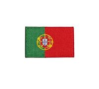 ELITRAINX Patch brodé avec crochet et boucle - Drapeau des pays d'Europe - Patch pour sacs à dos et gilets de cross training et gym (Portugal)
