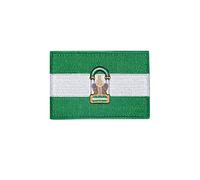 ELITRAINX Patch brodé drapeau des communautés d'Espagne avec dos crochet et boucle (Andalousie)