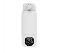 Elitzia Chauffe-biberon portable de 500 ml de grande capacité et chauffage rapide pour lait maternel, formule et eau avec contrôle intelligent de la température anti-fuite pour les voyages