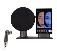 Elitzia Détecteur d'analyse de peau avec écran HD 15,6 pouces AI Smart Facial Skin Analyseur Machine 10 Spectre 20 Mpix Système d'analyse du visage avec poignée de grossissement local 50x pour salon