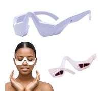 Elitzia EMS Microcurrent Eye Protector Micro-Current 3D Vibration Eye Massager 3 Intensity Levels Led Red Light Eye Therapy Rechargeable Electric Eye Beauty Device for Relieve Puffy & Dry Eyes ET100A