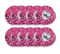 Elitzia ET232P Lot de 10 bonnets de douche épais en feuille d'aluminium pour traitement à l'huile chaude et réutilisables, pour la coloration des cheveux, la teinture à la vapeur pour usage domestique