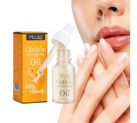 Elitzia ETW387 Huile pour cuticules formulée au lait et au miel à la vitamine E 15 ml Nourrissant profondément hydratant et fortifiant Soin des ongles pendant la nuit pour réparer les ongles secs et