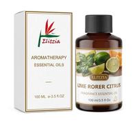 Elitzia Huile parfumée Agrume Lime Rorer pour diffuseur ultrasonique,100ml | Recharge d'huile pour diffuseurs sans eau et à tiges, fabrication de savons et de bougies, pour la maison