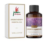Elitzia Huile parfumée Jardin Liberté pour diffuseurs ultrasoniques,100ml | Recharge d'huile pour diffuseurs sans eau et à tiges, fabrication de savons et de bougies, pour la maison