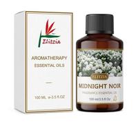 Elitzia Huile parfumée Midnight Noir pour diffuseurs ultrasoniques,100ml | Recharge d'huile pour diffuseurs sans eau et à tiges, fabrication de savons et de bougies, pour la maison