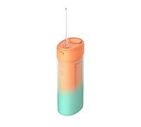 Elitzia Hydropulseur portable sans fil 160 ml avec 4 modes et 4 embouts de jet pour appareil dentaire/sensible/nettoyage de la langue, étanche IPX6, fil dentaire rechargeable USB-C pour usage
