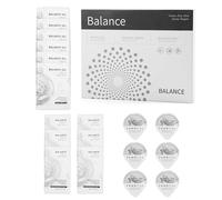 Elitzia Machine à bulles d'oxygène pour le visage avec kit de réactivation du visage pour nettoyer la texture de l'équilibre de la peau grasse 6 gels primaires 6 manchons 6 sérum ETDSERUM7 (équilibre)