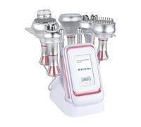 Elitzia Machine de cavitation 6 en 1 80 K pour sculpter le corps, brûler les graisses, radiofréquence, raffermissement de la peau, cavitation sous vide, marteau à froid EMS + 7 couleurs, machine de