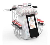 Elitzia Machine de sculpture corporelle professionnelle 13 en 1 80 K Cavitation RF RF Lipo Laser et EMS Multifonctionnel Cavitation Corps amincissant Appareil de beauté pour salon de beauté