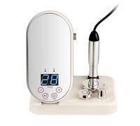 Elitzia Machine faciale à fréquence radio RF et EMS - Utilisation domestique - 3 tailles - Tête de rechange - Soulèvement des rides - Rajeunissement de la peau - Appareil anti-âge pour masseur facial