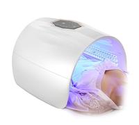 Elitzia Masque de thérapie par lumière LED pour le visage, 4 couleurs, lumière circulante, perles lumineuses professionnelles, soin de la peau du visage et du corps, masque à lumière rouge à grande