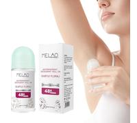 Elitzia Roll-On ETAD02 Déodorant anti-transpirant 48 heures contre la transpiration et les odeurs, parfum de jasmin frais, rose et citron, rafraîchissant, séchage rapide, taille de voyage, sans alcool