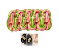 ELIUYANG Pinces à cheveux tressées incurvées en bambou tissé à la main | Accessoires polyvalents en bambou tissé qui sont élégants, uniques et de bon goût ; pour les femmes et un choix idéal pour
