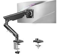 ELIVED EV6011B Support de moniteur de jeu pour écrans de 13 à 32" (2 à 9 kg), bras à ressort à gaz réglable en hauteur, avec VESA 75/100 mm, inclinable/pivotant, rotatif à 360°