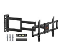 ELIVED Support mural pour TV à manches longues avec 962 mm pour la plupart des téléviseurs de 42 à 75 pouces, support TV entièrement mobile pour pivoter et incliner, peut supporter jusqu'à 35 kg. VESA