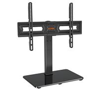 ELIVED Support TV de Table pivotant pour la Plupart des téléviseurs de 37 à 70 Pouces avec VESA 600x400mm jusqu'à 40KG, Support TV réglable en Hauteur, Support TV de Table Universel EV017