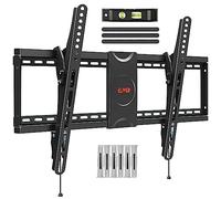 ELIVED Support TV Mural Inclinable, pour la Plupart 37-70 Pouces Plats & incurvés Téléviseurs à LED, LCD, OLED avec VESA Max. 600x400mm et 50kg, Support Mural TV EV008