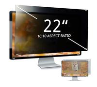 EliWhale Filtre de confidentialité pour ordinateur - Filtre d'écran de moniteur de 22", anti-espion, anti-lumière bleue et anti-reflet, écran de confidentialité de bureau - anti-reflet pour écran