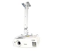 ELIX Support de plafond pour projecteur BenQ TH685i TH585P TK700 MU613, prêt à l'emploi, système à 3 points, montage sûr pour salles de conférence