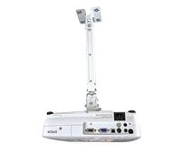 ELIX Support de plafond pour projecteur Epson EB-1780W EB-1795F, fabriqué sur mesure, montage au plafond sûr, solution optimale pour les installations scolaires et le home cinéma