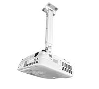 ELIX Support plafond correspondant pour projecteurs Epson - Pré-assemblé spécifique au modèle pour divers modèles, assure un ajustement exact et une installation facile (pour Epson EB-X49)