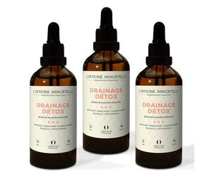 ÉLIXIR DRAINAGE DÉTOX BIO | DÉPURATIF | DRAINANT | DIURÉTIQUE | DÉTOXIFIANT DU FOIE | NETTOYAGE DE LA VÉSICULE BILIAIRE | RADIS NOIR, CHARDON MARIE (3 Elixir Drainage Détox (3 mois de cure))