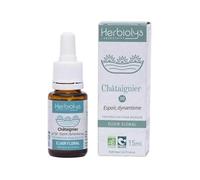 Elixir Floral Fleurs De Bach Châtaignier N°30 Fabriqué En France Bio 15 Ml Herbiolys