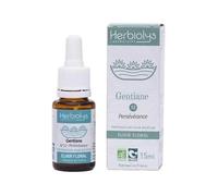 Elixir Floral Fleurs De Bach Gentiane N°12 Fabriqué En France Bio 15 Ml Herbiolys