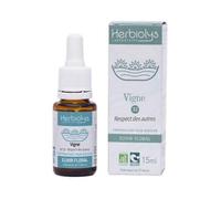 Elixir Floral Fleurs De Bach Vigne N°32 Fabriqué En France Bio 15 Ml Herbiolys