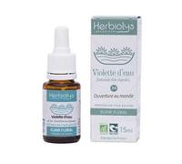 Elixir Floral Fleurs De Bach Violette D'eau N°34 Fabriqué En France Bio 15 Ml Herbiolys
