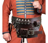 Elixir Holder - Sacoche Steampunk, ceinture de taille de chevalier médiéval durable | Ceinture Renaissance porte-flacon confortable, ceinture corset de chevalier médiéval de style vikng avec taille r
