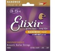 Cordes ELIXIR 10-47 Nanoweb Phosphore Bronze / Extra Light