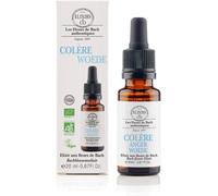 Elixir Colère Bio Prêt à l'Emploi, Composé Unique aux Fleurs de Bach 20ml - Elixirs & Co - Équilibre Émotionnel, Gestion Nervosité - Compte Gouttes Fleur De Bach 100% Naturel - Fabriqué en France