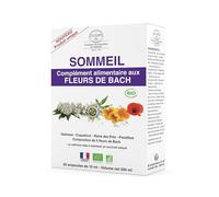 Elixirs&CO - Les Fleurs de Bach BIO Passiflore Sommeil - 20 Ampoules Pour Nuit Calme - Endormissement Adulte, Insomnie - Effet Apaisant, Fleur De Bach 100% Naturel, Valériane - Fabriqué en France